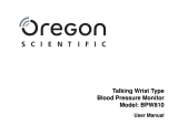 Oregon Scientific BPW810 User manual