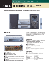 Denon D-F101S Datasheet