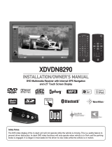Dual XDVDN8290 CD Players User manual