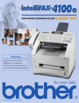 Brother IntelliFAX 4100e User manual