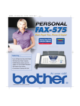 Brother FAX-575 Datasheet