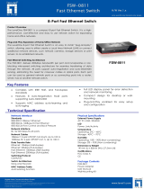 CP TECHNOLOGIES 8-Port Fast Ethernet Switch Datasheet
