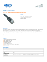 Tripp Lite N-007-100-GY Molded Outdoor Rated Patch Cable Datasheet