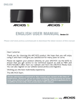 Archos 7 User manual