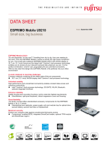 Fujitsu ESPRIMO MOBILE U9210 Datasheet