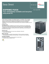 Fujitsu ESPRIMO P2530 Datasheet