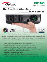 Optoma EP1691 Datasheet