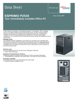 Fujitsu VFY:P2530PPAN1PL?MONITORX Datasheet