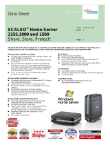Fujitsu SCALEO HOME SERVER 1500 Datasheet
