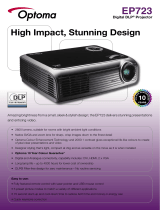 Optoma EP723 Datasheet