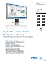 Philips 220BW9CS/00 Datasheet