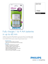 Philips Battery charger SCB5660NB Datasheet
