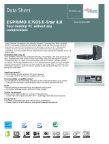 Fujitsu VFY:E7935PF011ES Datasheet