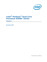 Intel PENTIUM DUAL-CORE PROCESSOR E5000 - THERMAL AND MECHANICAL DESIGN Datasheet