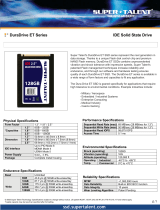 Super Talent Technology FHD8GC18M Datasheet