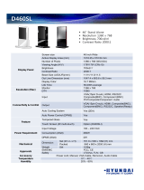 Hyundai D460SLI Datasheet