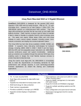 LevelOne 4-bay Rack Mounted NAS w/ 2 Gigabit Ethernet Datasheet