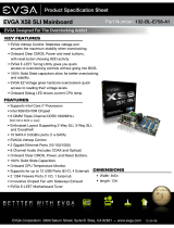 EVGA X58 SLI Datasheet