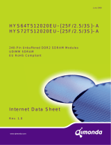 Infineon HYS64T128000EU-2.5C2 Datasheet