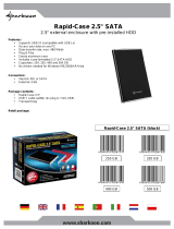 Sharkoon Rapid-Case 2.5" SATA 500 GB Datasheet