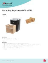 Rexel Recyclable Shredder Waste Sacks 115 Litre Capacity (50) Datasheet