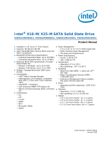 Intel SNM125-S2/160GB User manual