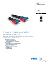 Philips Component video cable SWV2125W Datasheet