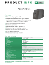 Mustek POWERMATE 625 Owner's manual