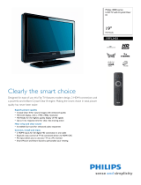 Philips 19" LCD TV Datasheet