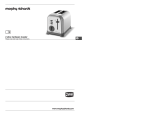 Morphy Richards 2 slice Fusion ‘long’ slot toaster Datasheet