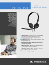 Sennheiser PC 36 USB User manual