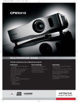Hitachi CP-WX410 Datasheet