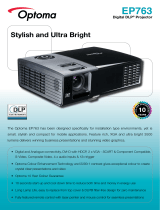 Optoma EP763 Datasheet