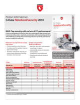 G DATA InternetSecurity 2010 Datasheet