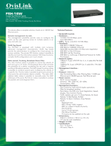 OvisLink FSH16W Datasheet