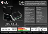CLUB3D Geforce 9500GT, HDMI, Passive Heatpipe Datasheet