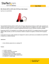 StarTech.com SLSATAF20 Datasheet