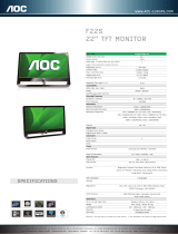 AOC F22S Datasheet