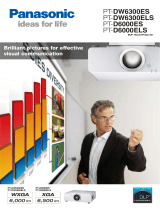 Panasonic PT-D6000ELS User manual
