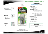 Energizer 630932 Datasheet