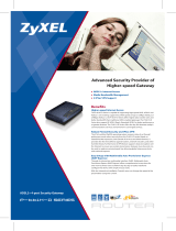 ZyXEL ADSL2+ 4-port Gateway P-660H-D Series User manual