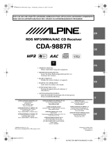 Alpine CDA-9887R Owner's manual