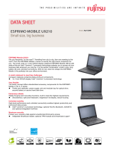 Fujitsu ESPRIMO MOBILE U9210 Datasheet