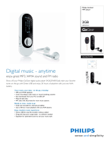 Philips SA2625WB/37 Datasheet