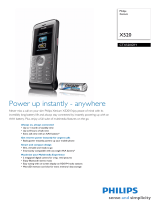 Philips CTX520GRY X520 Xenium User manual