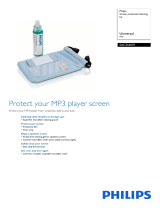 Philips SAC3540W Universal MP3 Screen protector/cleaning kit User manual