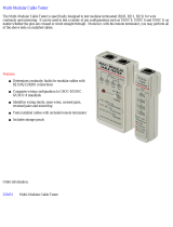 C2G Multi-Modular Cable Tester Datasheet