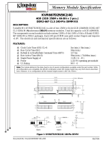 Kingston Technology KVR667D2N5K2-4G Datasheet