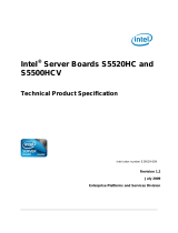 Intel S5500HCV Datasheet