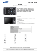 Samsung EC-WB1000SBP/GB Datasheet
